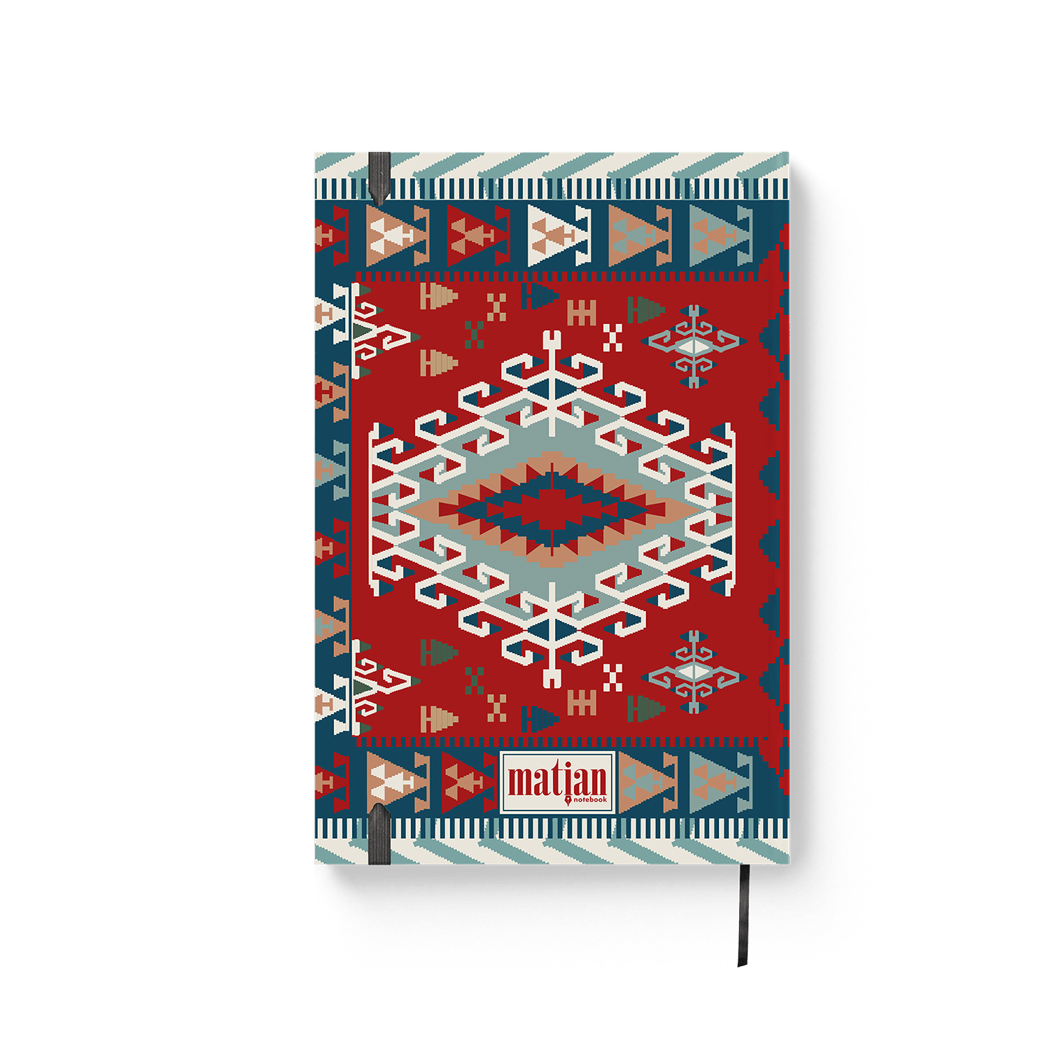 armenian carpet journal notebook back